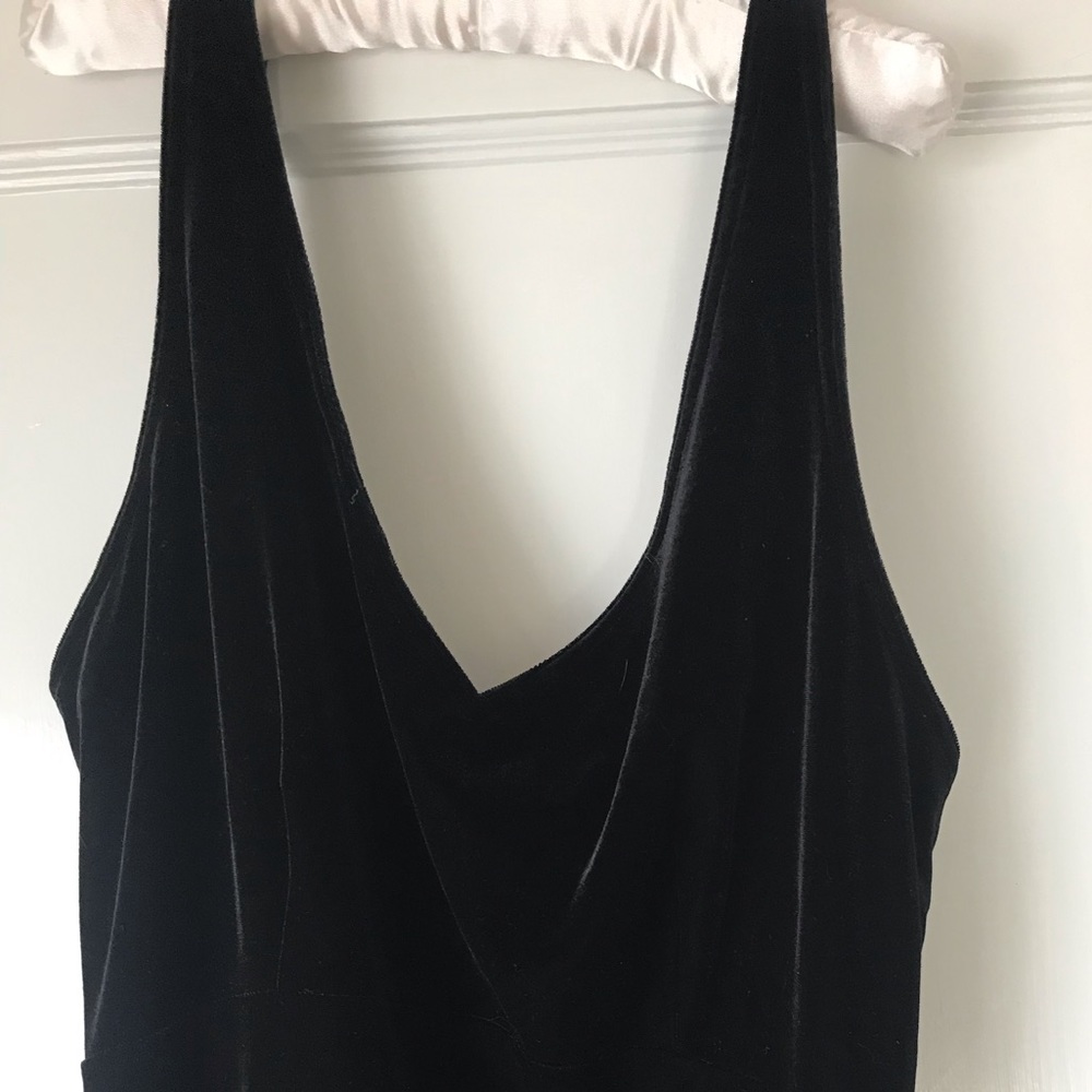 Velvet Black Cocktail Dress